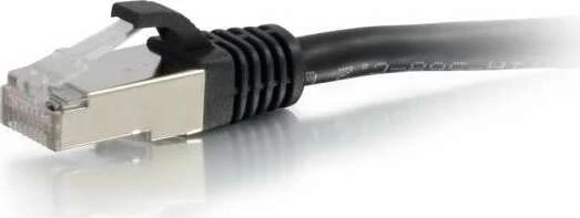 C2G Patchkabel, Cat6a, S/FTP, RJ-45/RJ-45, 1m, schwarz