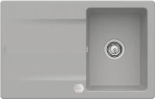 Villeroy & Boch Siluet Flat 780x490mm Einbau Becken reversibel mit Ablauffernbedienung fossil