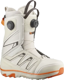 Salomon Launch BOA SJ BOA Softboot rainy day/birch/vibrant orange (Herren) (Modell 2024/2025)