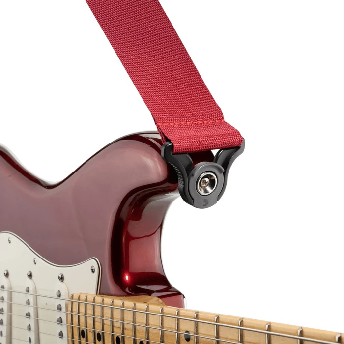 D'Addario Auto Lock Polypro Guitar Strap Red