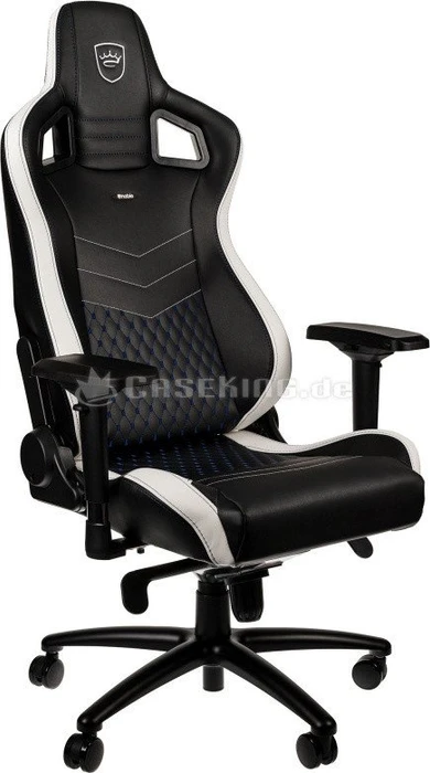 noblechairs Epic Gamingstuhl, schwarz/weiß/blau