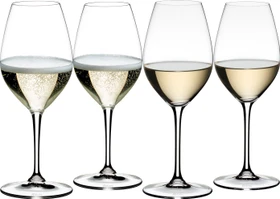 Riedel Wine Friendly 003 Champagnerglas, 4 Stück