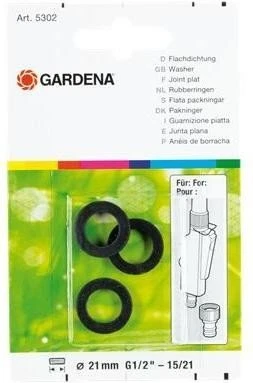 Gardena Flachdichtung, 3 Stück