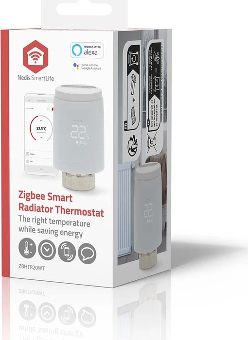 Nedis SmartLife Heizkörpersteuerung, Funk-Heizkörperthermostat