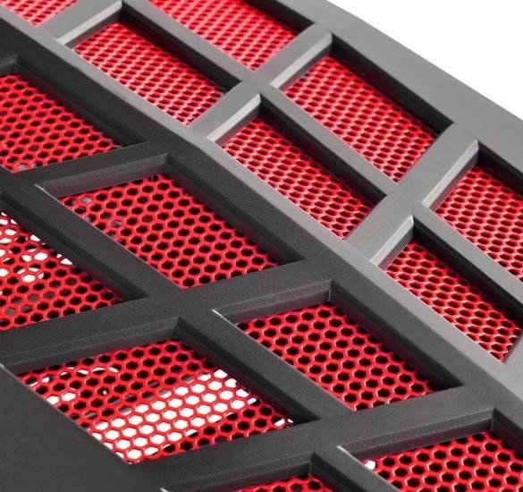 SilverStone Raven X RVX01 rot, Acrylfenster