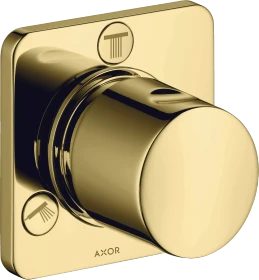 Hansgrohe Axor Citterio M Ab- und Umstellventil Trio/Quattro polished brass