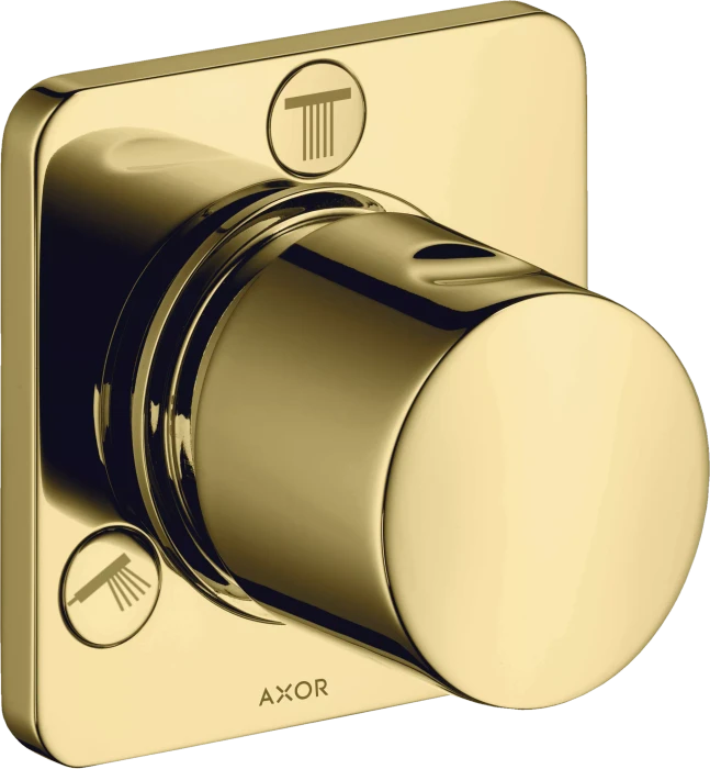Hansgrohe Axor Citterio M Ab- und Umstellventil Trio/Quattro polished brass