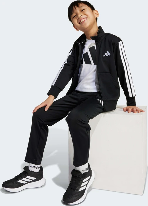 adidas Essentials Climacool Kids Trainingsanzug schwarz/weiß (Junior)