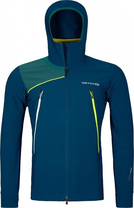 Ortovox Pala Hooded Funktionsjacke petrol blue (Herren)