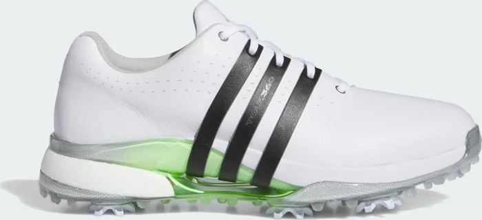 adidas Women's Tour360 24 BOOST cloud white/core black/green spark (Damen)