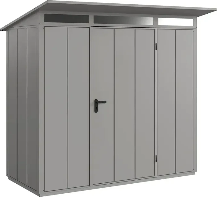 EcoStar Elegant Premiumline Typ 1 Gerätehaus grau