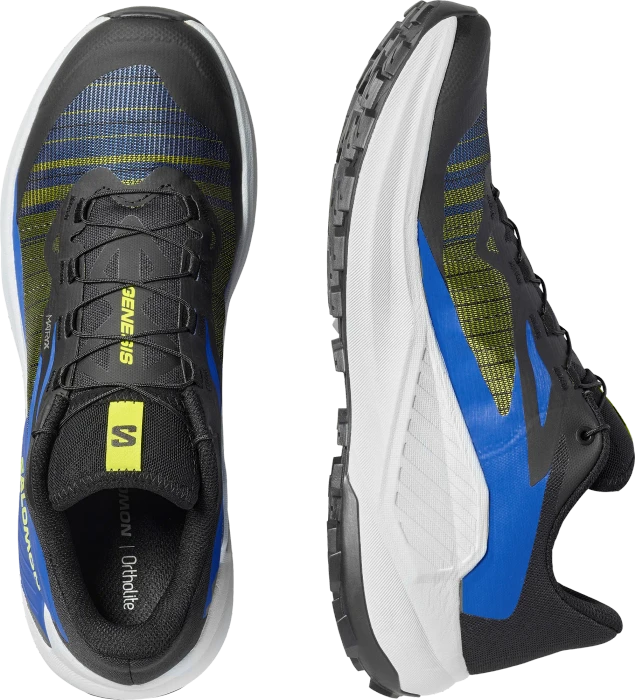 Salomon Genesis black/acid lime/bluing (Herren)