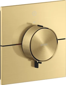 Hansgrohe Axor ShowerSelect ID eckig Thermostat für 1 Verbraucher brushed gold optic