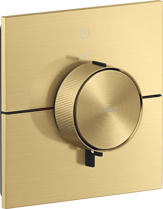 Hansgrohe Axor ShowerSelect ID eckig Thermostat für 1 Verbraucher brushed gold optic