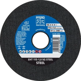 Pferd EHT 115-1.0 SG STEEL Trennscheibe, 115x1x22.23mm, 25 Stück
