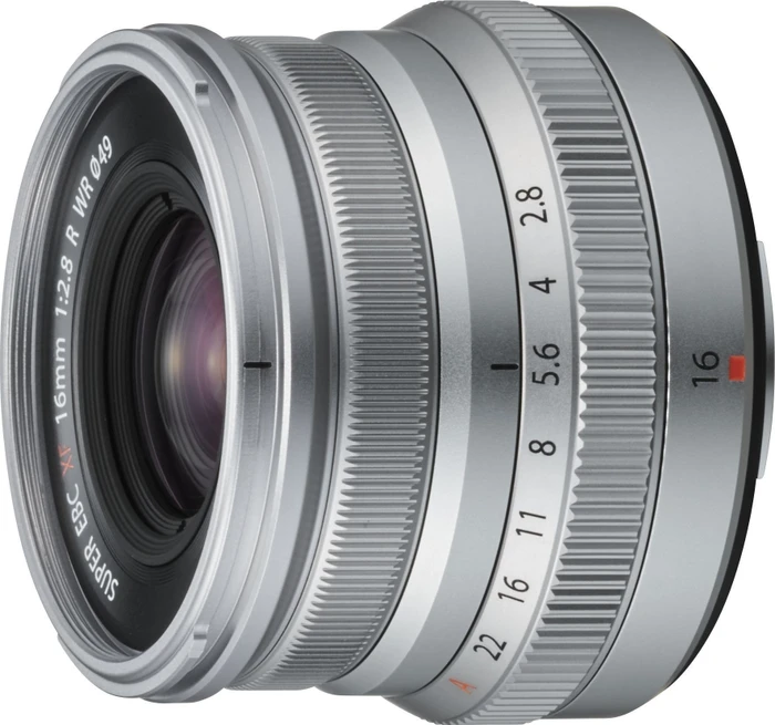 Fujifilm Fujinon XF 16mm 2.8 R WR silber