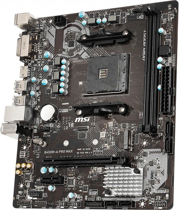 MSI B450M-A Pro MAX (AMD AM4)