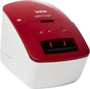 Brother QL-600R 300dpi, rot, Thermodirekt