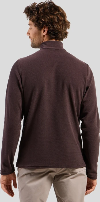Odlo Roy Midlayer Half Zip Funktionsshirt langarm fudge/black (Herren)
