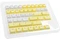 Ducky x Fallout Vault-Tec Keycap Set, Kunststoff (PBT) Double-Shot, weiß/gelb, 132 Tasten, ANSI-US Vorschaubild