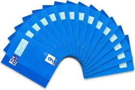 Oxford Schulheft, A5, Lineatur 9, dunkelblau, 16 Blatt, 15er-Pack