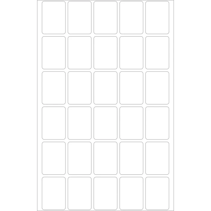 Herma Vielzwecketiketten, 19x27mm, weiß, 32 Blatt (960 Etiketten)
