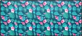 Cherry Xtrfy GP5 Tropical XL Gaming Mauspad, 920x400mm, Flower-Motiv rosa/grün