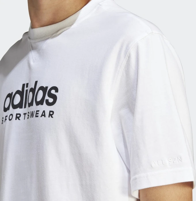 adidas ALL SZN Graphic T-Shirt kurzarm weiß (Herren)