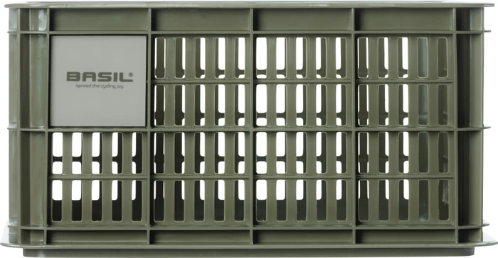 Basil Crate S Fahrradkorb moss green