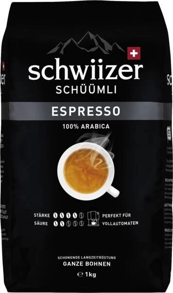 Schwiizer Schüümli Kaffeebohnen, 1.00kg