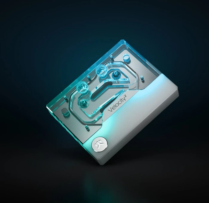 EK Water Blocks Quantum Line EK-Quantum Velocity² D-RGB White Edition, AM5, Nickel Acryl