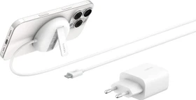 Belkin BoostCharge Pro Magnetisches kabelloses Ladepad mit Qi2 (15W) + Netzteil weiß