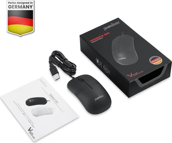 Perixx PERIMICE-503 schwarz, USB