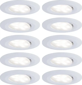 Paulmann LED Calla 5.2W Einbauleuchte weiß matt, 10 Stück