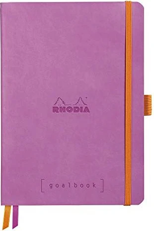 Rhodia Boutique goalbook, A5, kariert, Softcover, lila, 120 Blatt