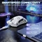 Attack Shark V3 PRO Tri-mode Wireless Gaming Mouse mit Ladestation, weiß, inkl. Grip Tape, USB/Bluetooth Vorschaubild
