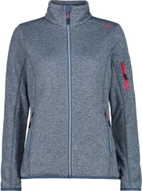 CMP Knit-Tech Fleece Jacke space/sky blue (Damen)