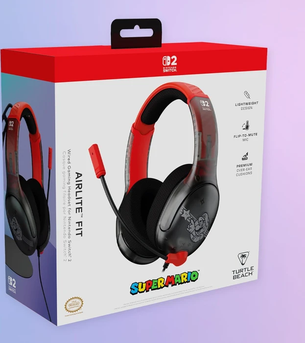 Turtle Beach Airlite Fit für Switch 2 Mario Star