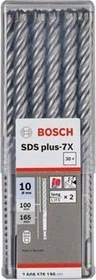 Bosch Professional SDS-plus-7X Hammerbohrer, 10x100x165mm, 30 Stück