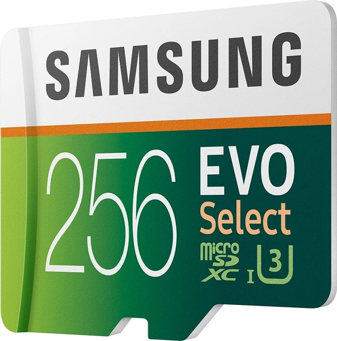 Samsung EVO Select R100/W90 256GB Kit, UHS-I U3, Class 10