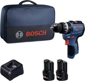 Bosch Professional PRO GSB12V-31 Akku-Schlagbohrschrauber inkl. Tasche + 2 Akkus 2.0Ah