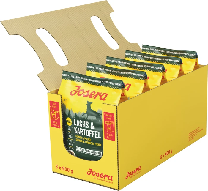 Josera Nature Lachs & Kartoffel, 4.50kg (5x 900g)