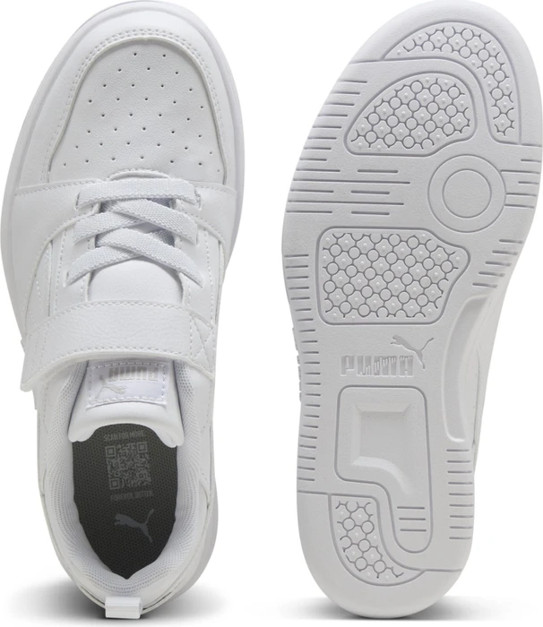 Puma Rebound V6 Lo puma white/cool light gray (Junior)