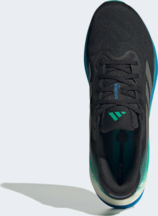 adidas Supernova Rise 2 core black/iron metalic/glory green (Herren)