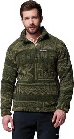 Columbia Rugged Ridge Sherpa Half Zip Fleece Pullover greenspace/deschutes days (Herren)