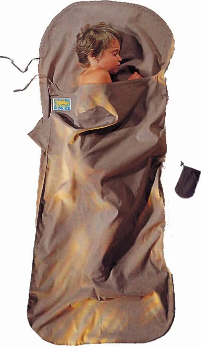 Cocoon TravelSheet Baumwolle Hüttenschlafsack khaki (Junior)