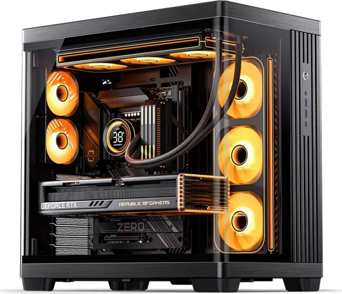 Jonsbo TK-4 Black, Glasfenster