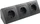McPower Steckdosenblock McPower "Flair" Aufbau, anthrazit, 3-fach Schutzkontakt + USB (1535114)