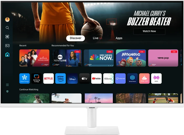 Samsung Smart Monitor M7 M70D (2024), weiß, 32"