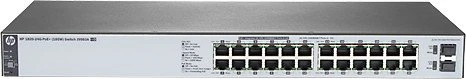 HP OfficeConnect 1820 24G Rackmount Gigabit Smart Switch, 24x RJ-45, 2x SFP, 185W PoE+